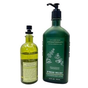 Bath & Body Works Aromatherapy Eucalyptus Spearmint Set - Lotion and Body Spray